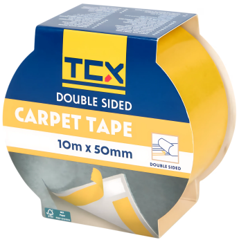 TCX - Carpet Tape doppelseitiges Teppichklebeband 10m
